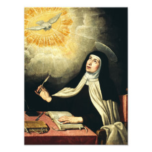 Saint Teresa of Avila Mystic of Fire Art  Photo Print