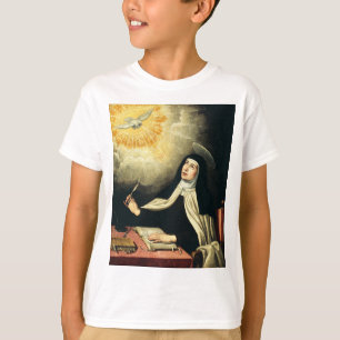 Saint Teresa of Avila Mystic of Fire Art  T-Shirt