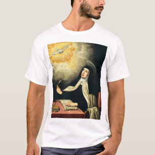 Saint Teresa of Avila Mystic of Fire Art  T-Shirt