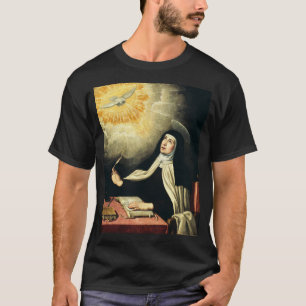 Saint Teresa of Avila Mystic of Fire Art  T-Shirt