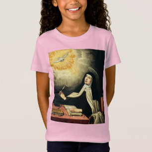 Saint Teresa of Avila Mystic of Fire Art T-Shirt