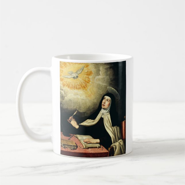 Saint Teresa of Avila Mystic of Fire Coffee Mug (Left)