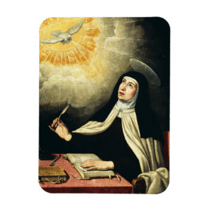 Saint Teresa of Avila Mystic of Fire Magnet