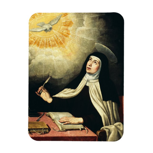 Saint Teresa of Avila Mystic of Fire Magnet (Vertical)