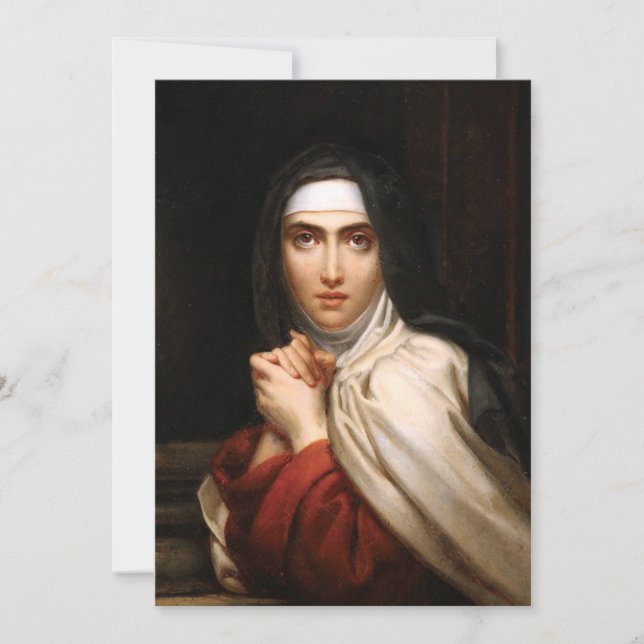 Saint Teresa of Avila Reformer and Teacher of Pray Invitation (Front)