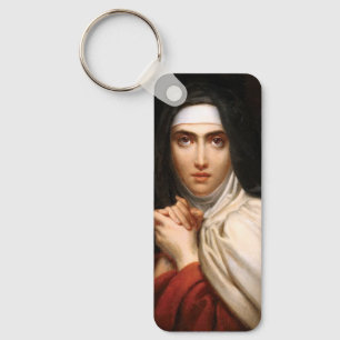 Saint Teresa of Avila Reformer and Teacher of Pray Key Ring