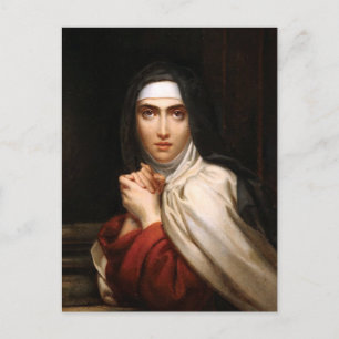 Saint Teresa of Avila Reformer and Teacher of Pray Postcard
