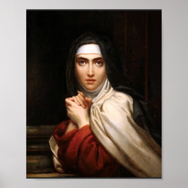 Saint Teresa of Avila Reformer and Teacher of Pray Poster (Front)