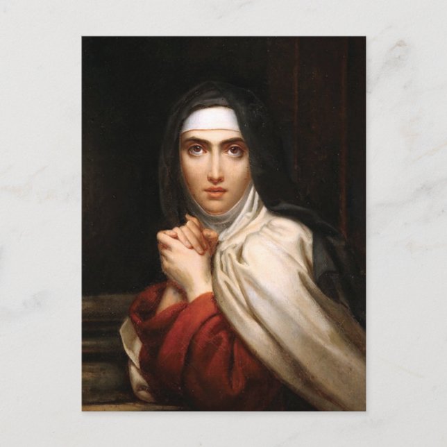 Saint Teresa of Jesus Postcard (Front)