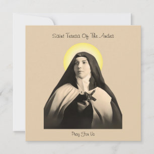 SAINT TERESA OF THE ANDES HOLIDAY CARD