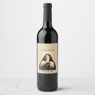 SAINT TERESA OF THE ANDES WINE LABEL