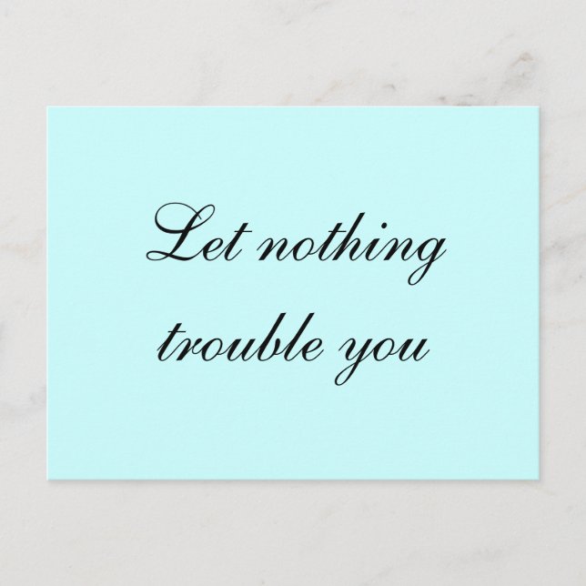 Saint Teresa Quote Postcard (Front)