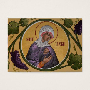 Saint Thekla Mini-Prayer Card