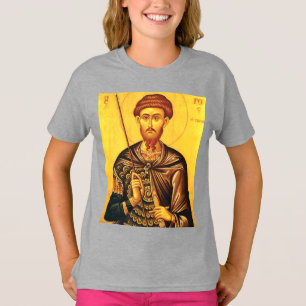 Saint Theodore Tiron orthodox icon T-Shirt