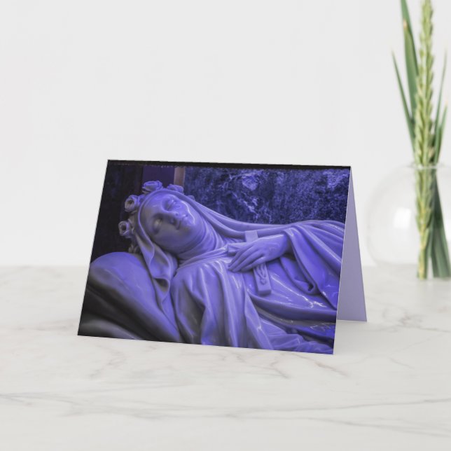 saint therese of lisieux greeting card (Front)