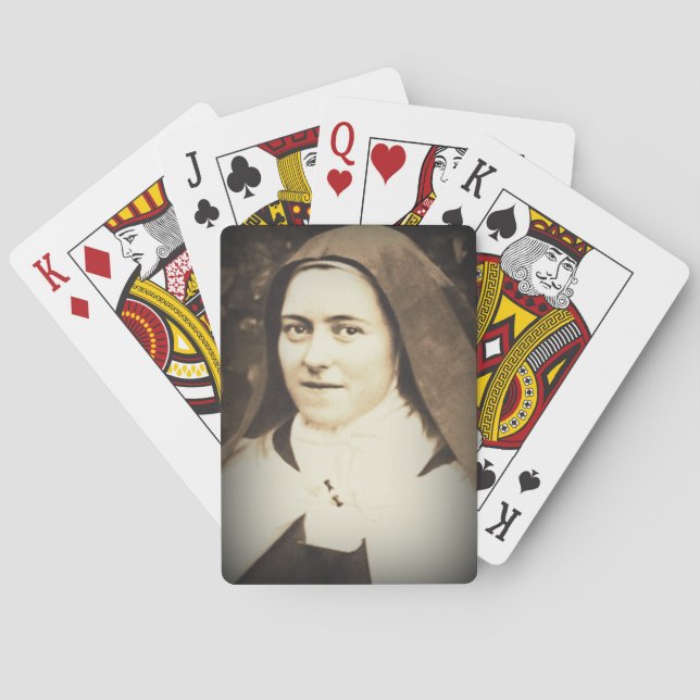 SAINT THERESE OF LISIEUX PLAYING CARDS (Back)