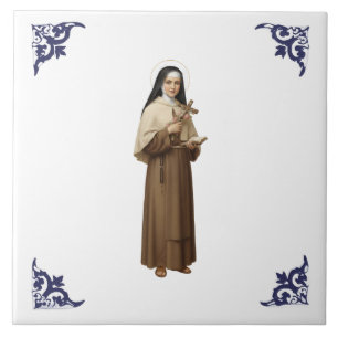Saint Therese of Lisieux Religious Tile
