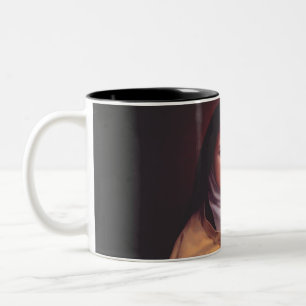Saint Therese of Lisieux Two-Tone Coffee Mug