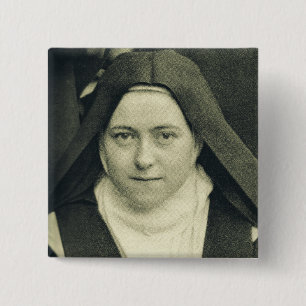 Saint Therese of the Child Jesus and the Holy Face 15 Cm Square Badge