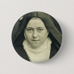 Saint Therese of the Child Jesus and the Holy Face 6 Cm Round Badge