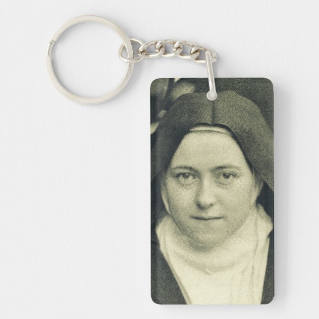Saint Therese of the Child Jesus and the Holy Face Key Ring (Front)