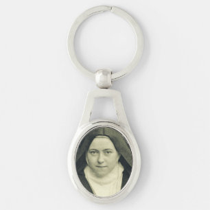 Saint Therese of the Child Jesus and the Holy Face Key Ring
