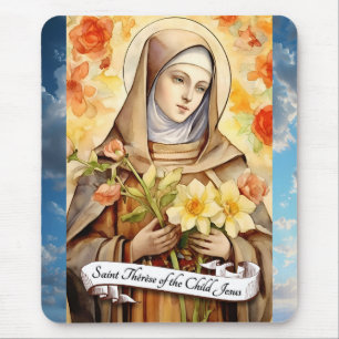 Saint Thérèse of the Child Jesus Mouse Mat