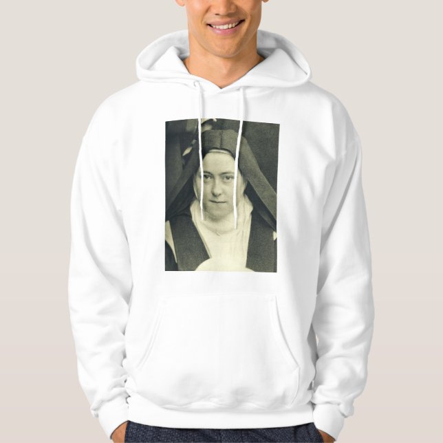 Saint Therese of the Child Jesus The Little Flower Hoodie (Front)
