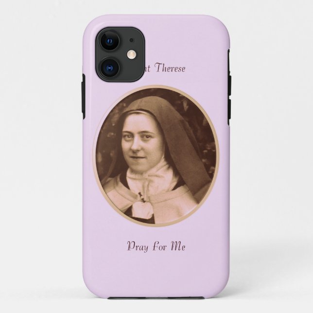 SAINT THERESE PRAY FOR ME Case-Mate iPhone CASE (Back)