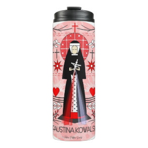 Saint Thermal Tumbler: St. Faustina Kowalska Tumbler
