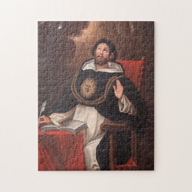 Saint Thomas Aquinas By Luis Munoz Lafuente Jigsaw Puzzle (Vertical)