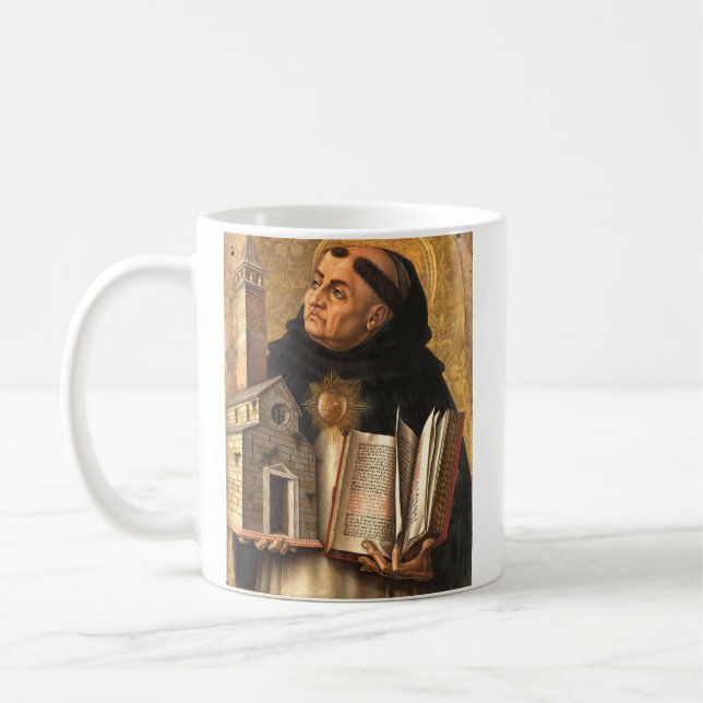 Saint Thomas Aquinas Doctor of Truth Coffee Mug (Left)