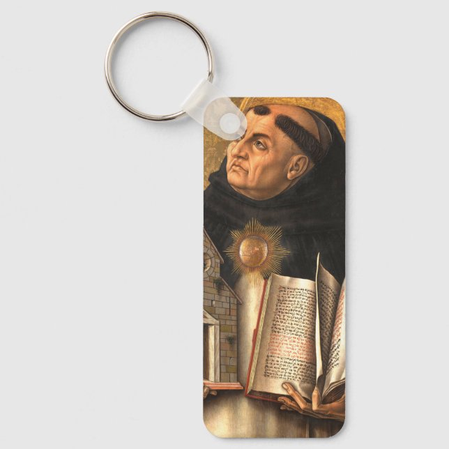 Saint Thomas Aquinas Doctor of Truth Key Ring (Front)