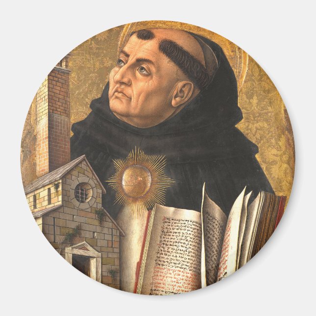 Saint Thomas Aquinas Doctor of Truth Magnet (Front)