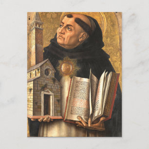 Saint Thomas Aquinas Doctor of Truth Postcard