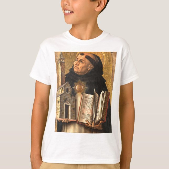 Saint Thomas Aquinas Doctor of Truth T-Shirt (Front)