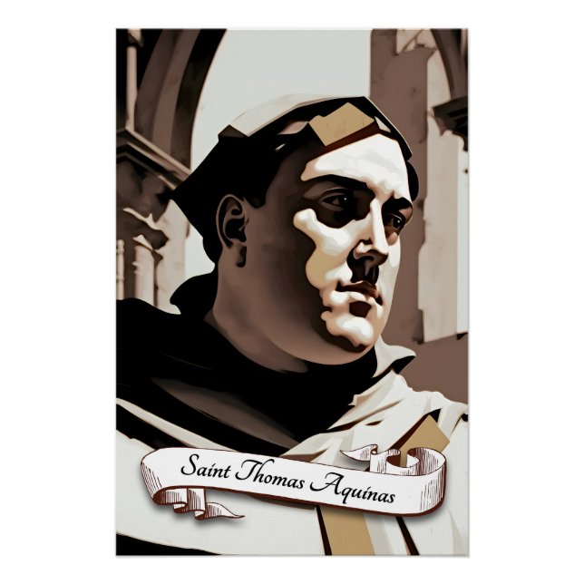 Saint Thomas Aquinas Poster (Front)