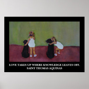 Saint Thomas Aquinas Quote - Poster