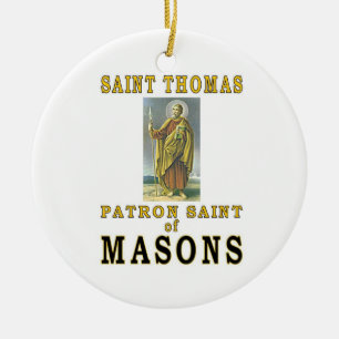 SAINT THOMAS CERAMIC TREE DECORATION
