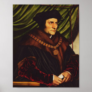 Saint Thomas More Conscience of the King Art Poster