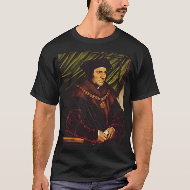 Saint Thomas More Conscience of the King Art T-Shirt (Front)