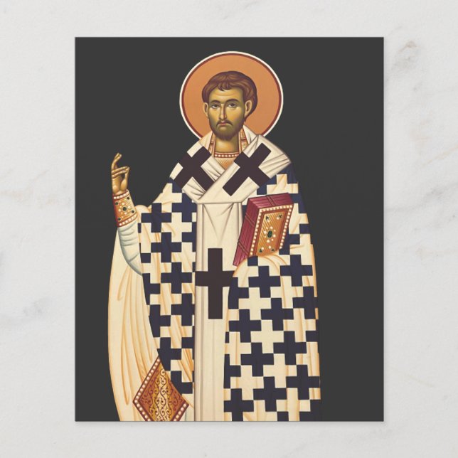Saint Timothy of Ephesus Traditional Orthodox Art (Front)