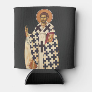 Saint Timothy of Ephesus Traditional Orthodox Art Can Cooler