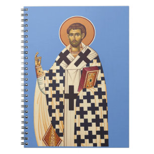 Saint Timothy of Ephesus Traditional Orthodox Art Notebook