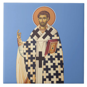 Saint Timothy of Ephesus Traditional Orthodox Art Tile