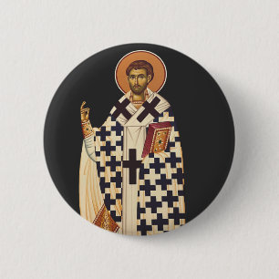 Saint Timothy the first Christian bishop of Ephes  6 Cm Round Badge