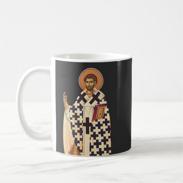 Saint Timothy the first Christian bishop of Ephes  Coffee Mug (Left)