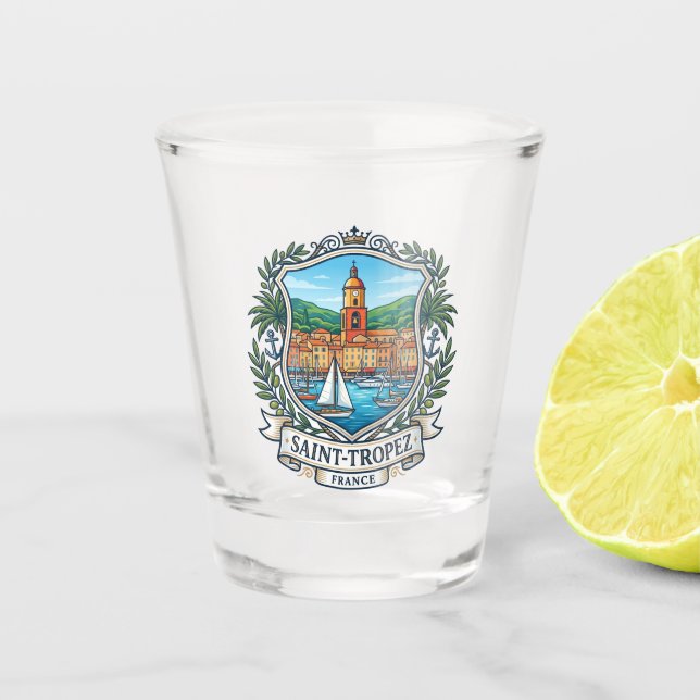 Saint-Tropez France Shot Glass (Front)