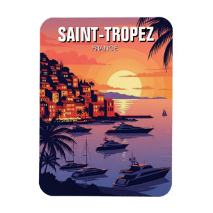 Saint-Tropez France Travel Magnet