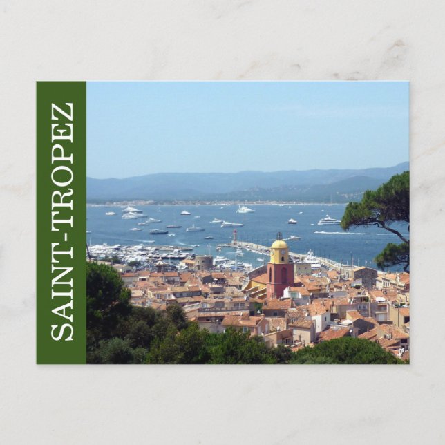saint tropez green postcard (Front)